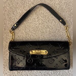 Louis Vuitton patent leather clutch bag
